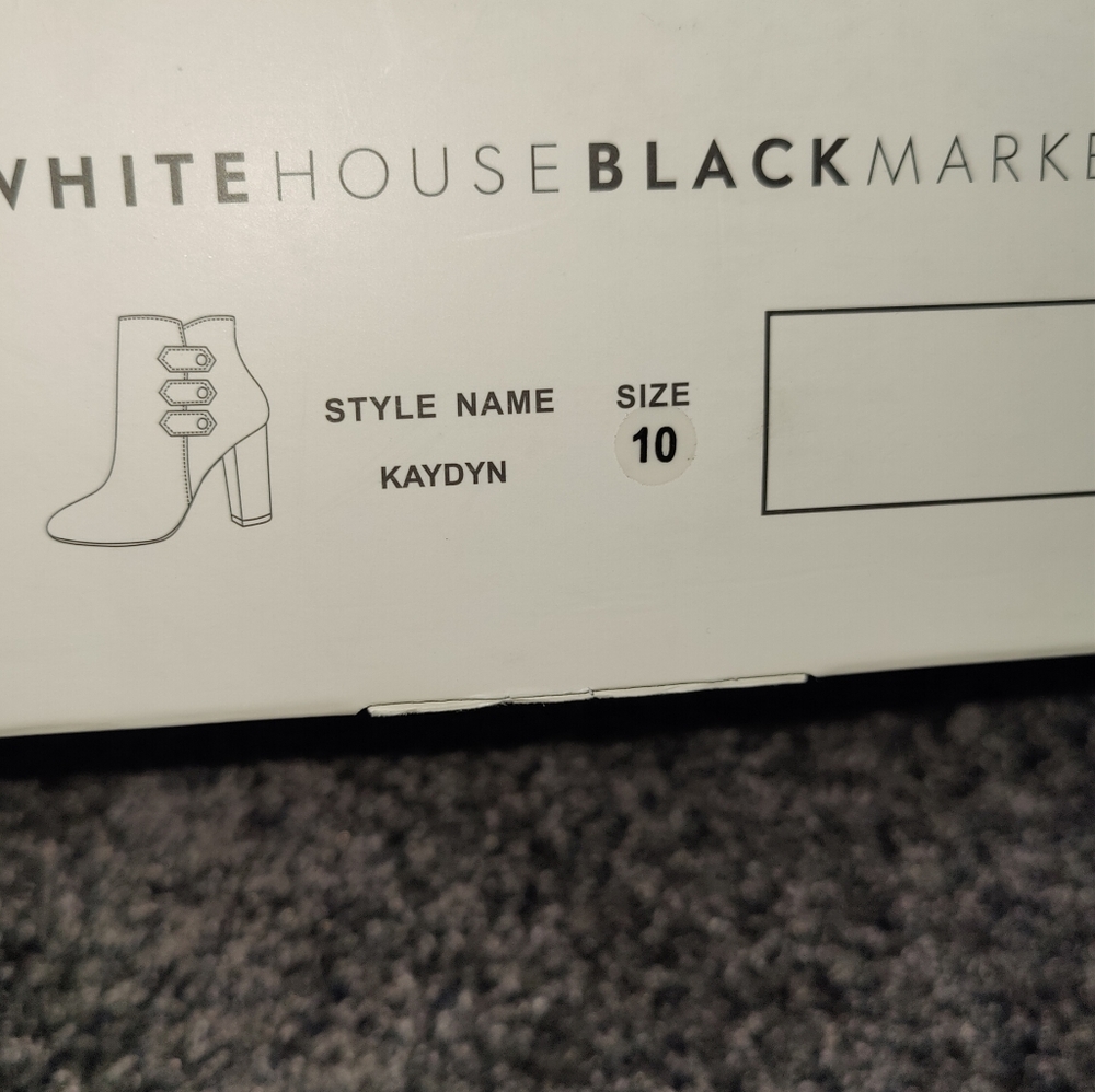White House Black Market ankle boot